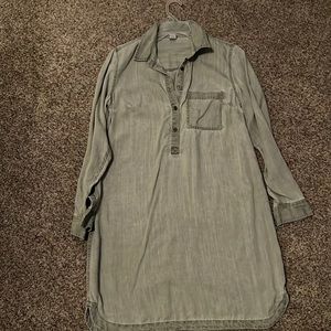 Old navy long sleeve denim dress
